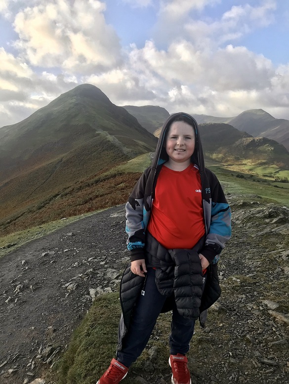 10-year-old boy's brave trek for poorly children